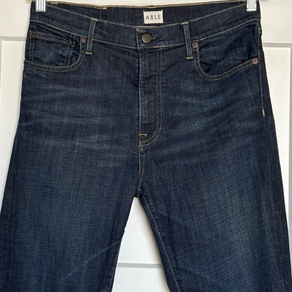ABLE The High Rise Skinny Jeans Women’s Size 29 Dark Wash - Picture 4 of 9